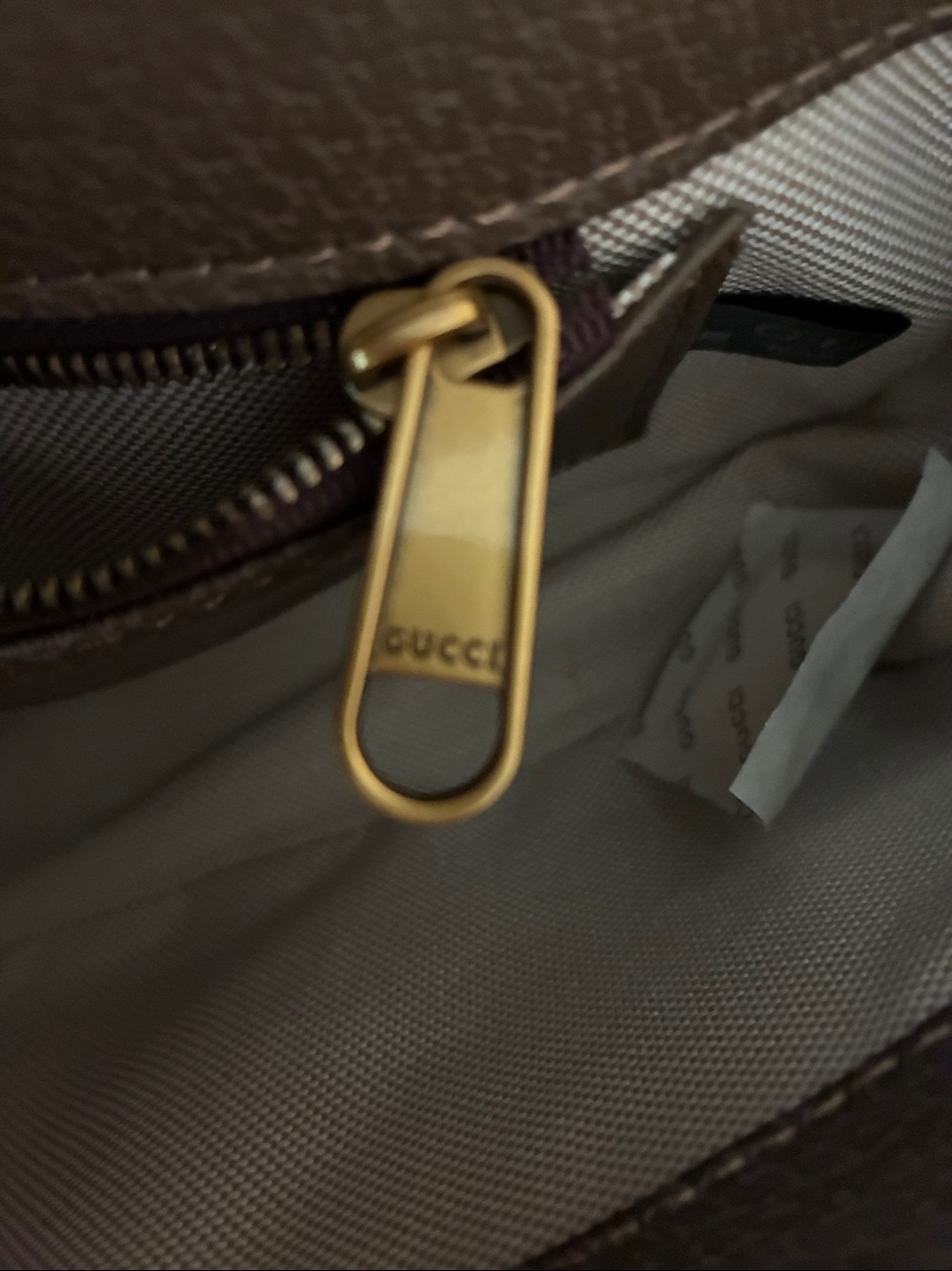 Beige Supreme Crossbody with Green-Red Web Stripe copy - Picture 8 of 14